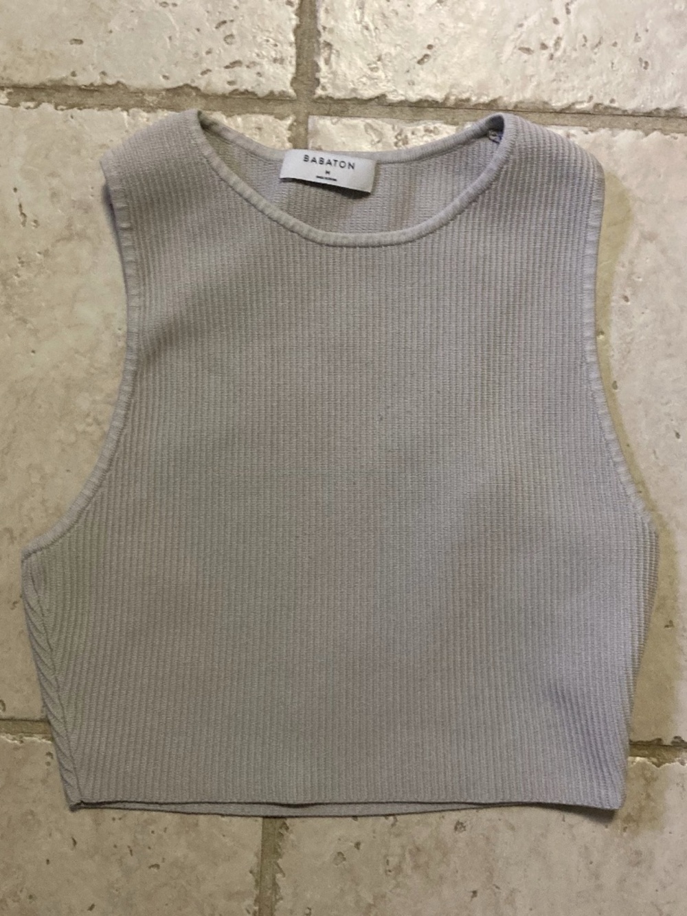Aritzia Babaton Sculpt Knit Ribbed Tank Size Medium